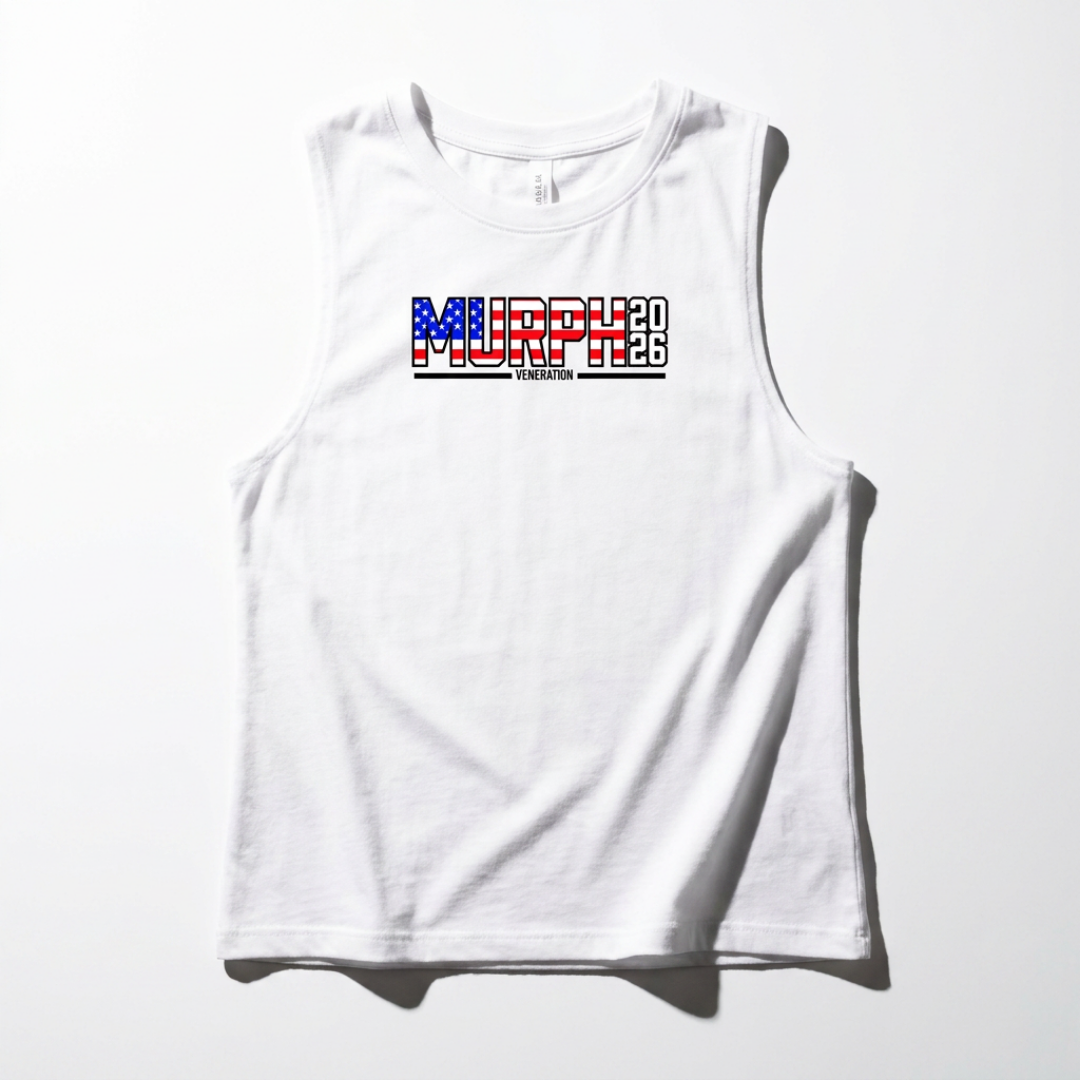 MURPH - Women's Racerback Crop Tank
